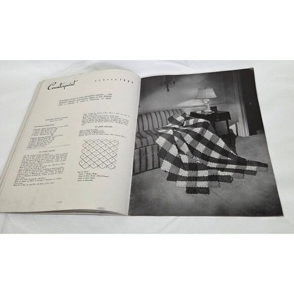 Columbia Afghans Volume 110 Vintage Pattern Book - Picture 4 of 5